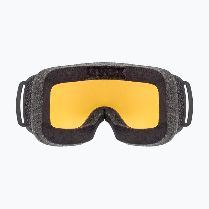 Lyžiarske okuliare UVEX Downhill 2 S black mat/mirror rose colorvision yellow 55//447/243 9