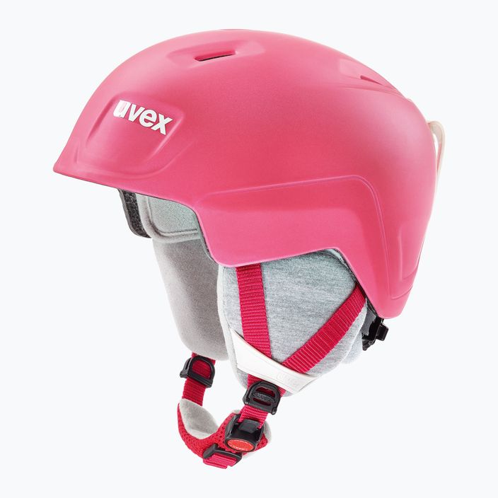 Detská lyžiarska prilba UVEX Manic Pro pink matt 6