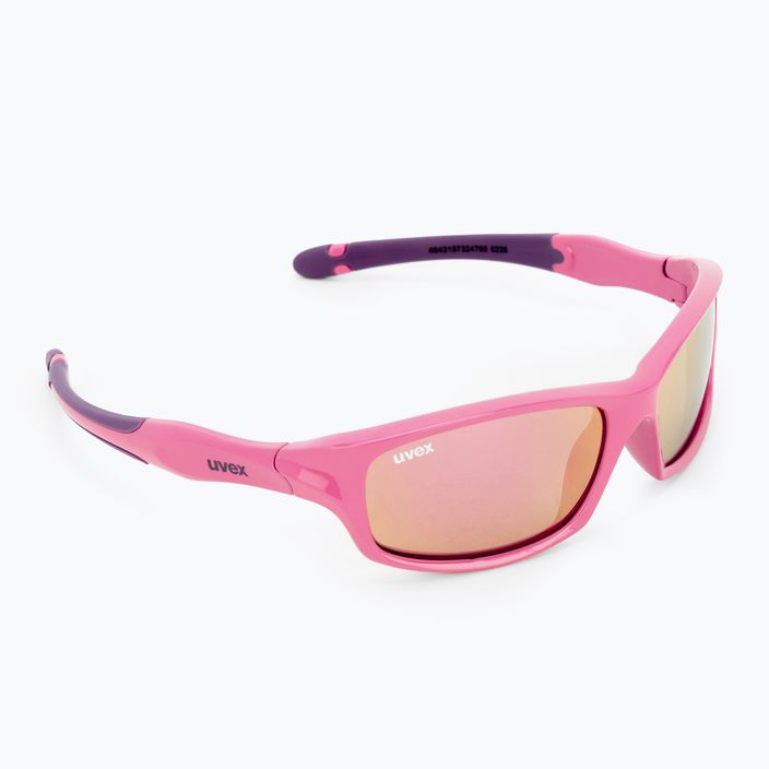 UVEX detské slnečné okuliare Sportstyle 507 pink purple/mirror pink 53/3/866/6616