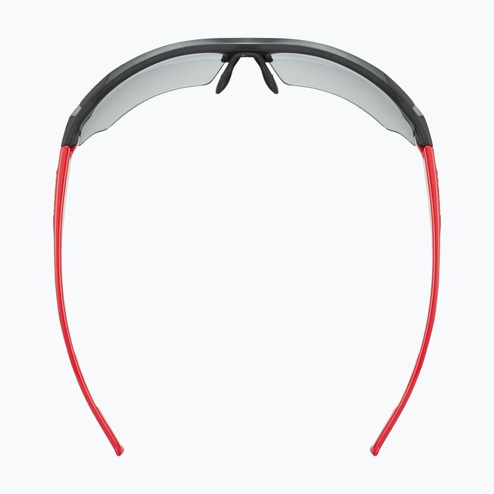 Cyklistické okuliare UVEX Sportstyle 802 V black red white/variomatic smoke 53/0/872/2301 8