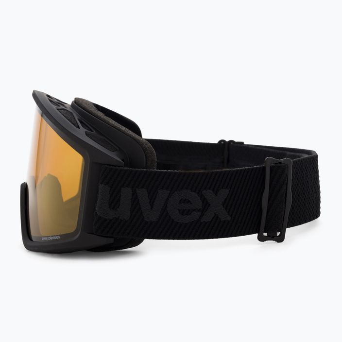Lyžiarske okuliare UVEX G.gl 3 TOP black mat/mirror red polavision/clear 55/1/332/213 4