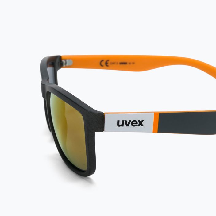 UVEX Lgl 39 sivo-oranžové slnečné okuliare S5320125616 4