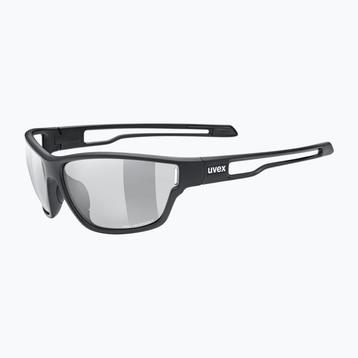Slnečné okuliare UVEX Sportstyle 802 V black matt/smoke