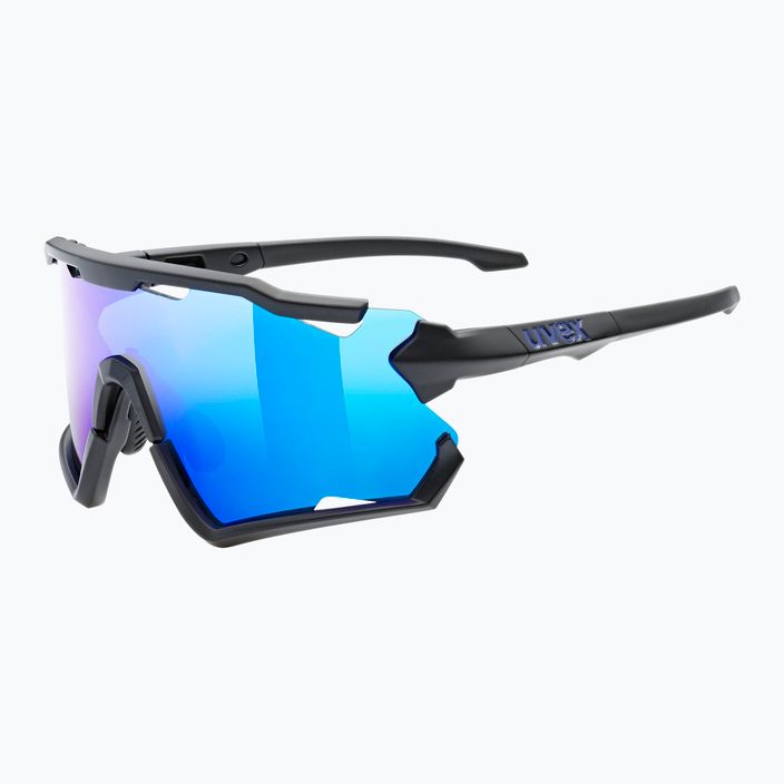 Cyklistické okuliare UVEX Sportstyle 228 black matt/mirror blue 53/2/067/2206 5