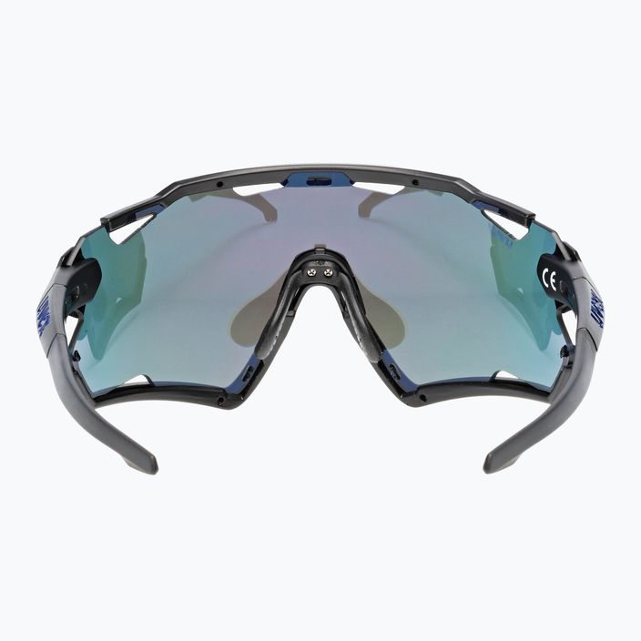 Cyklistické okuliare UVEX Sportstyle 228 black matt/mirror blue 53/2/067/2206 8