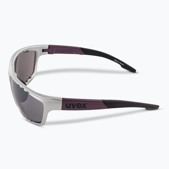 Slnečné okuliare UVEX Sportstyle 706 silver plum matt 4