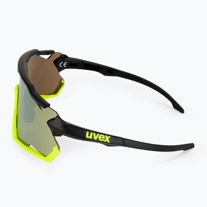 Cyklistické okuliare UVEX Sportstyle 228 black yellow mat/mirror yellow 53/2/067/2616 4