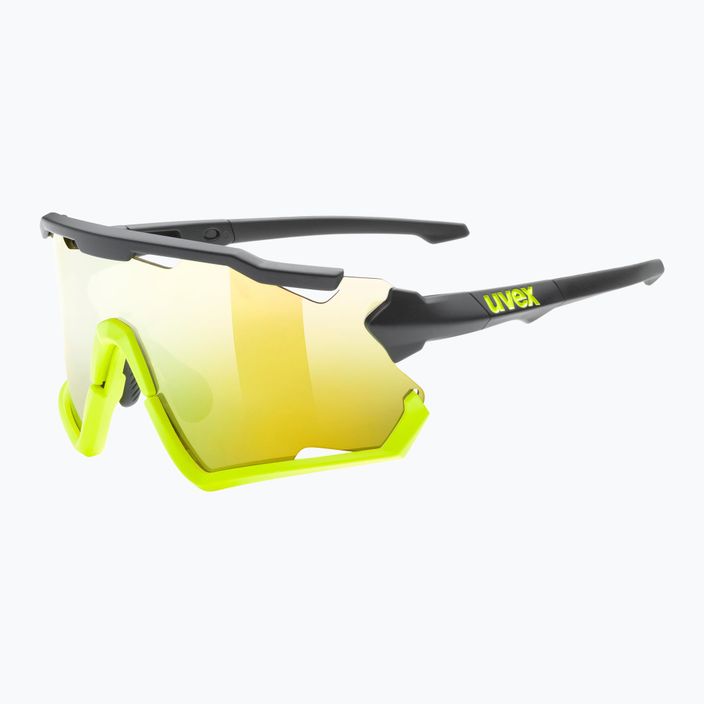 Cyklistické okuliare UVEX Sportstyle 228 black yellow mat/mirror yellow 53/2/067/2616 5