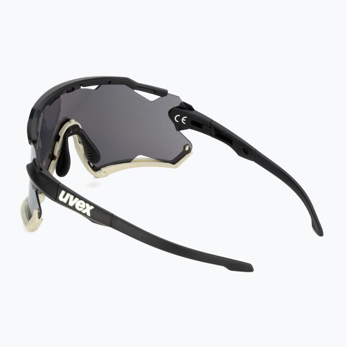 Cyklistické okuliare UVEX Sportstyle 228 black sand mat/mirror silver 53/2/067/2816 2