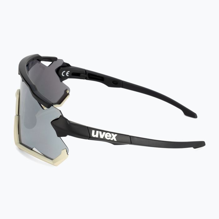 Cyklistické okuliare UVEX Sportstyle 228 black sand mat/mirror silver 53/2/067/2816 4
