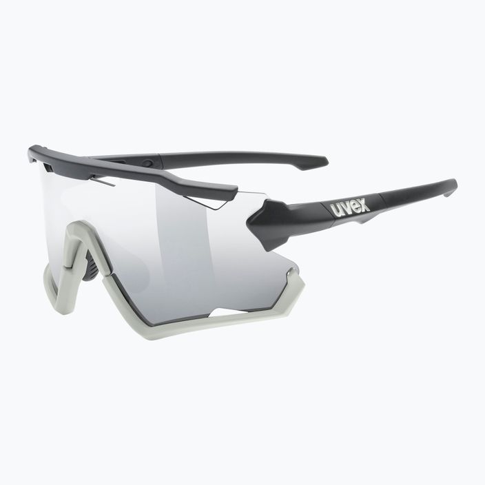Cyklistické okuliare UVEX Sportstyle 228 black sand mat/mirror silver 53/2/067/2816 5