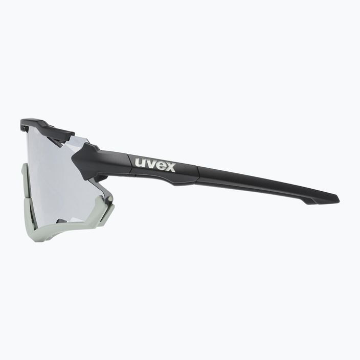 Cyklistické okuliare UVEX Sportstyle 228 black sand mat/mirror silver 53/2/067/2816 9