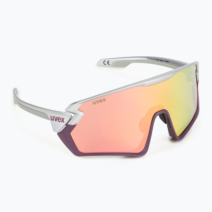 Cyklistické okuliare UVEX Sportstyle 231 striebornofialové S5320655316