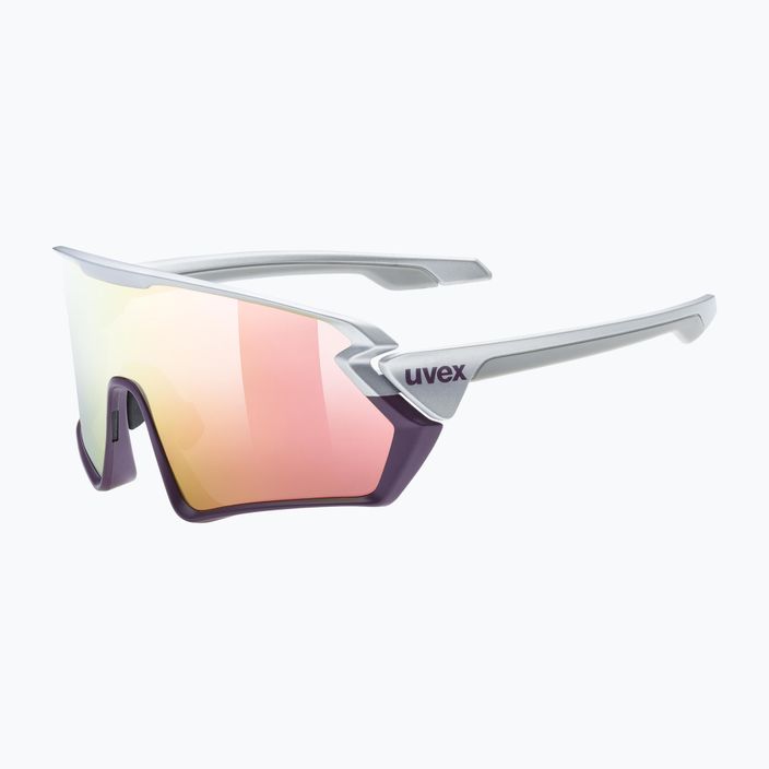 Cyklistické okuliare UVEX Sportstyle 231 striebornofialové S5320655316 6