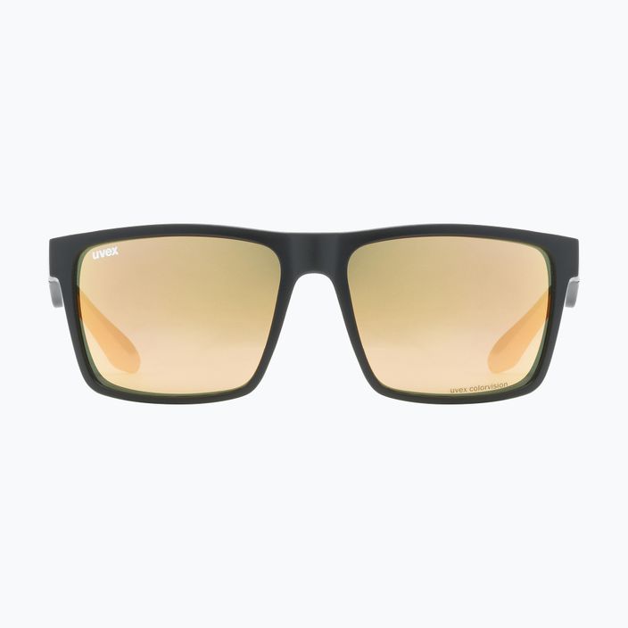 Slnečné okuliare Uvex Lgl 50 CV black mat/mirror champagne 53/3/008/2297 6