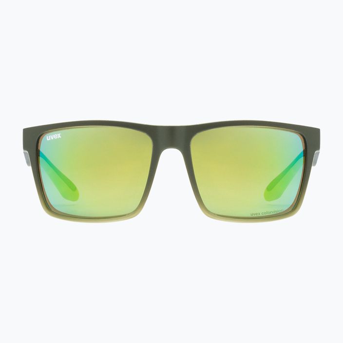 Slnečné okuliare Uvex Lgl 50 CV olivovo matné/zrkadlovo zelené 53/3/008/7795 6