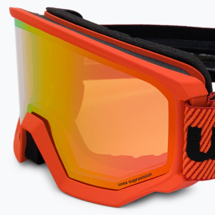 Lyžiarske okuliare UVEX Athletic FM fierce red mat/mirror orange 55//52/313 5