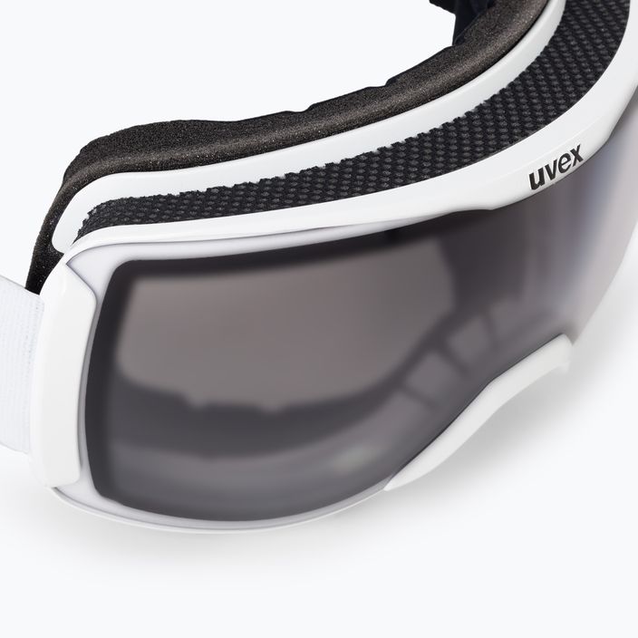 Lyžiarske okuliare UVEX Downhill 21 VPX white/variomatic polavision 55//39/13 5