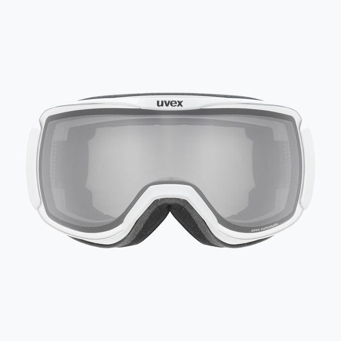 Lyžiarske okuliare UVEX Downhill 21 VPX white/variomatic polavision 55//39/13 6