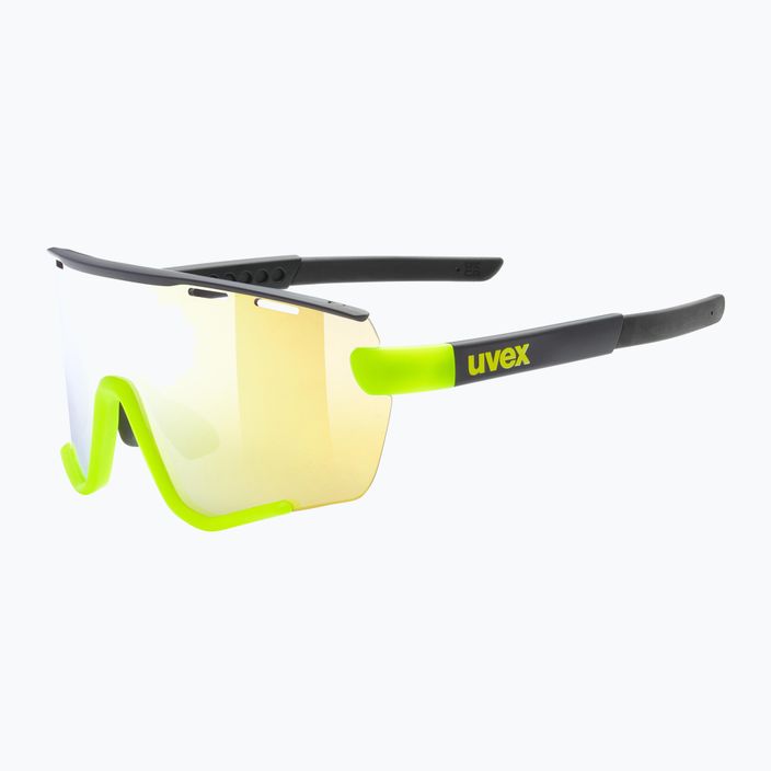 Slnečné okuliare UVEX Sportstyle 236 Set black yellow matt/mirror yellow