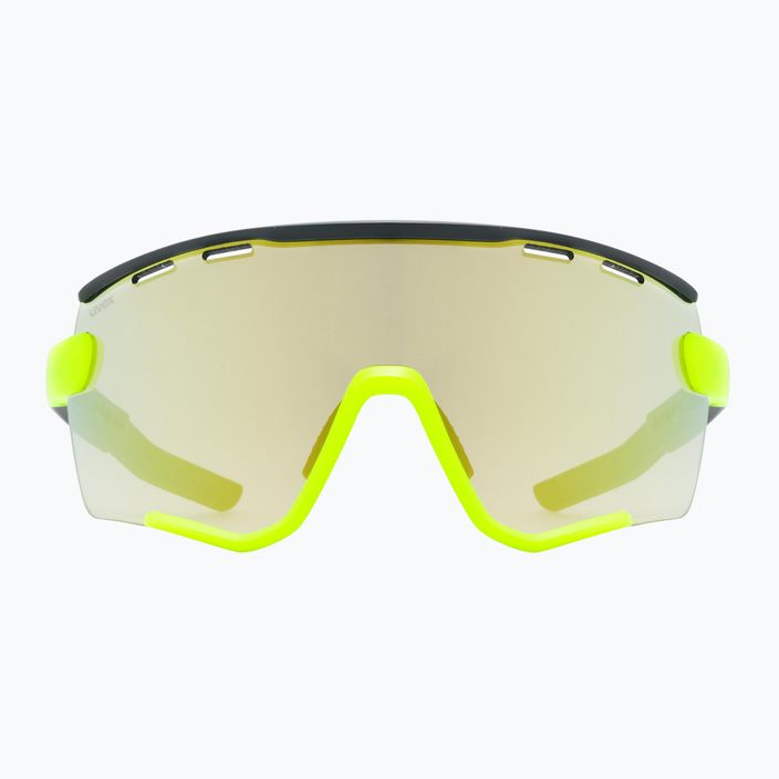 UVEX Sportstyle 236 Set čierno-žlté matné/zrkadlovo žlté slnečné okuliare 2