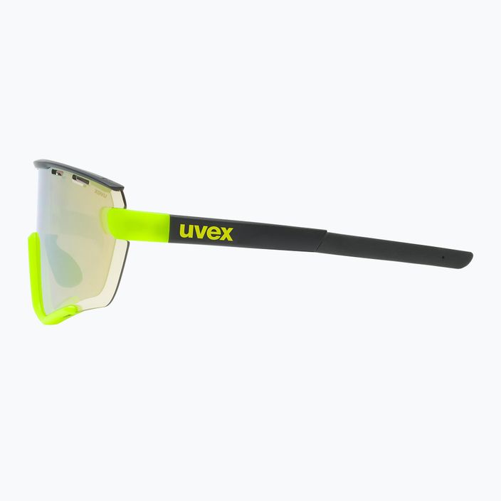 UVEX Sportstyle 236 Set čierno-žlté matné/zrkadlovo žlté slnečné okuliare 5