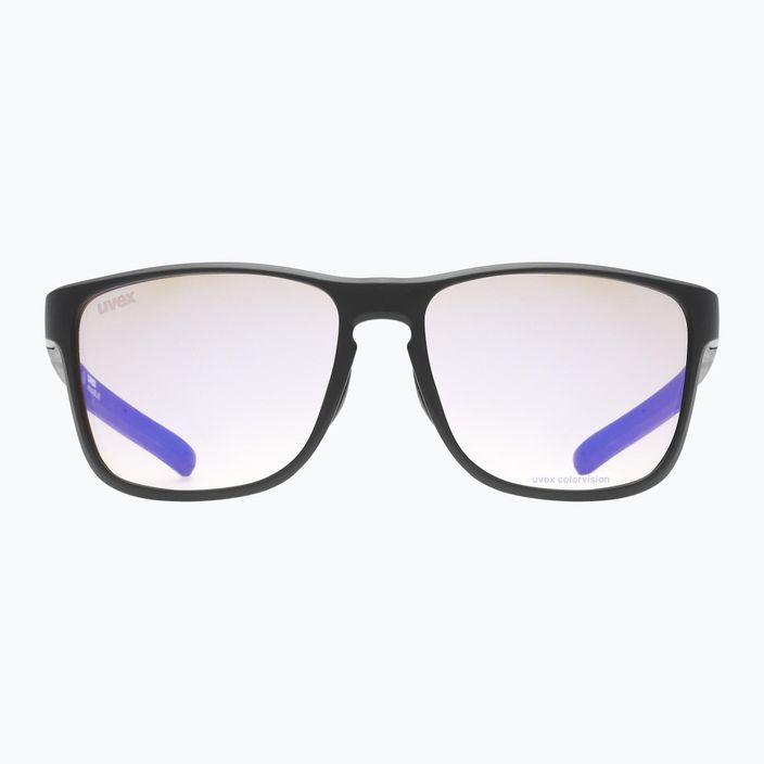 Slnečné okuliare UVEX Retina Blue CV black mat/yellow 53/3/020/2201 6