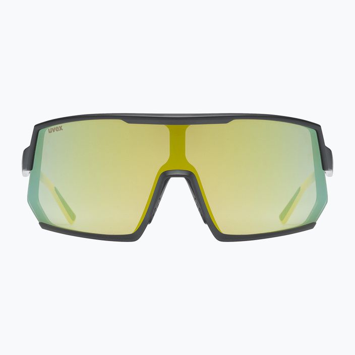 Cyklistické okuliare UVEX Sportstyle 235 sunbee black mat/mirror yellow 53/3/003/2616 2