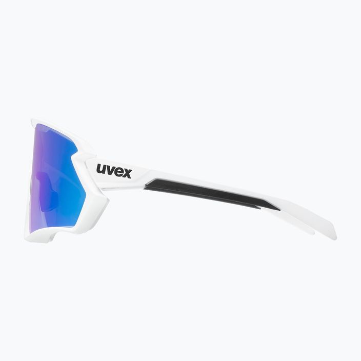 Cyklistické okuliare UVEX Sportstyle 231 2.0 white mat/mirror blue 53/3/026/8806 7
