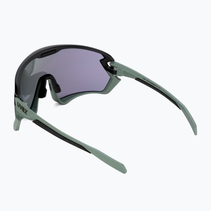 Cyklistické okuliare UVEX Sportstyle 231 2.0 moss green black mat/mirror green 53/3/026/7216 2