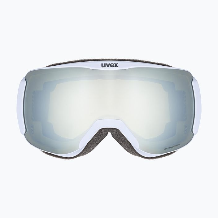 Dámske lyžiarske okuliare UVEX Downhill 2100 CV WE S2 arctic blue matt/mirror white/colorvision green 2