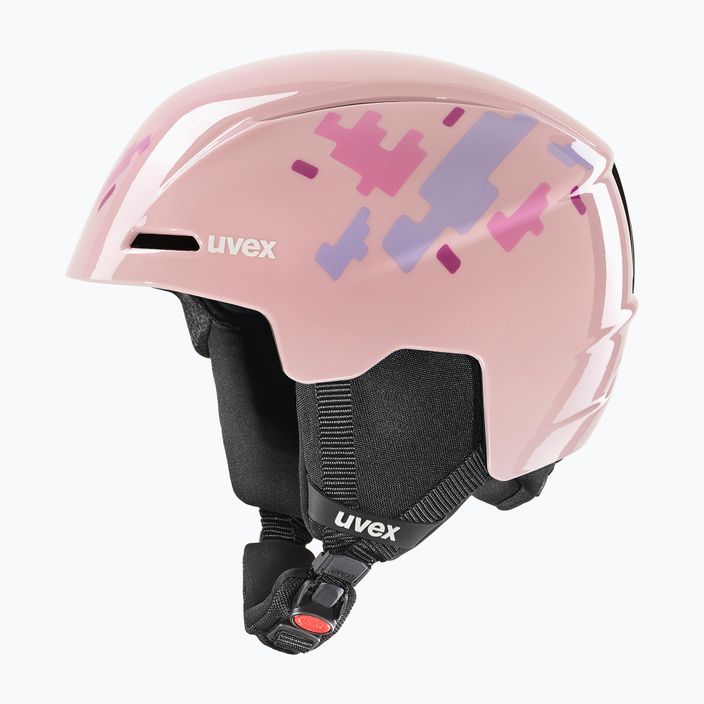 Detská lyžiarska prilba UVEX Viti pink puzzle 6
