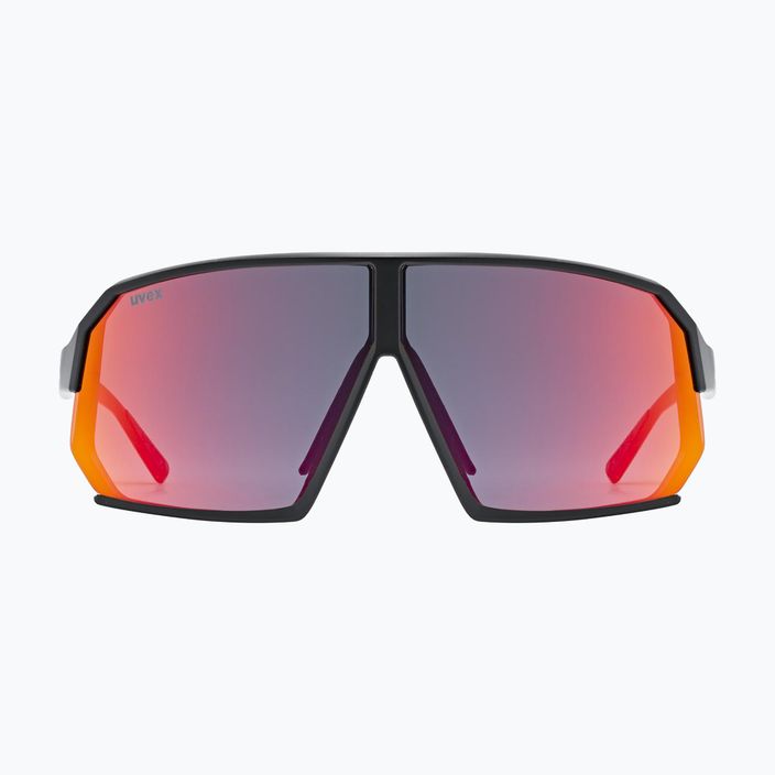 Slnečné okuliare UVEX Sportstyle 237 black matt/mirror red 2