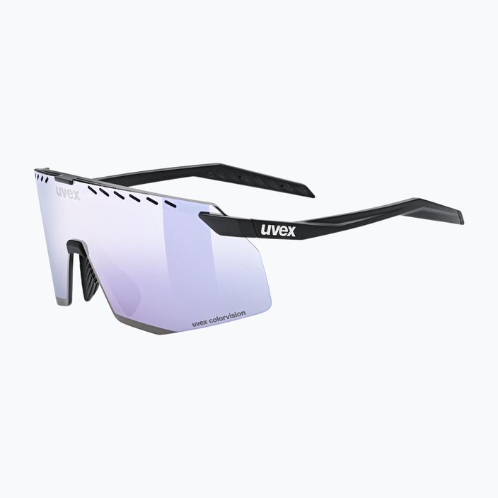 Slnečné okuliare UVEX Pace Stage CV black matt/pushy pink