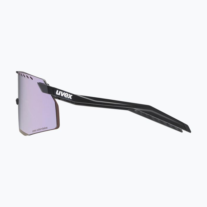 Slnečné okuliare UVEX Pace Stage CV black matt/pushy pink 4