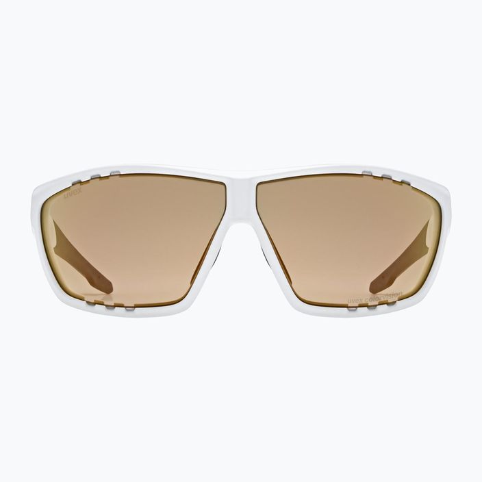 Slnečné okuliare UVEX Sportstyle 706 CV V biely matný/červený zrkadlový povrch 2
