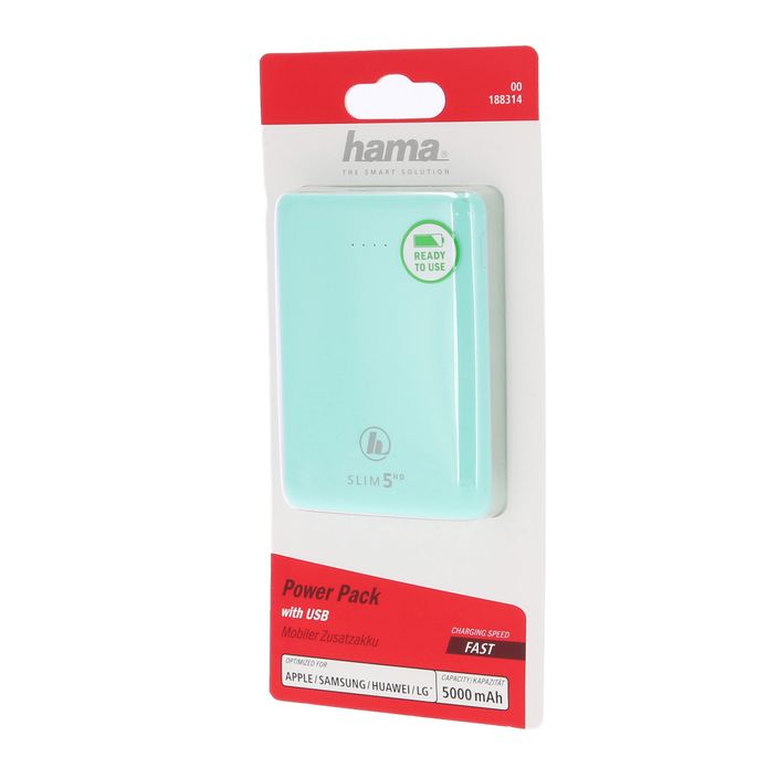 Hama Slim 5HD Power Pack 5 mAh zelená 2