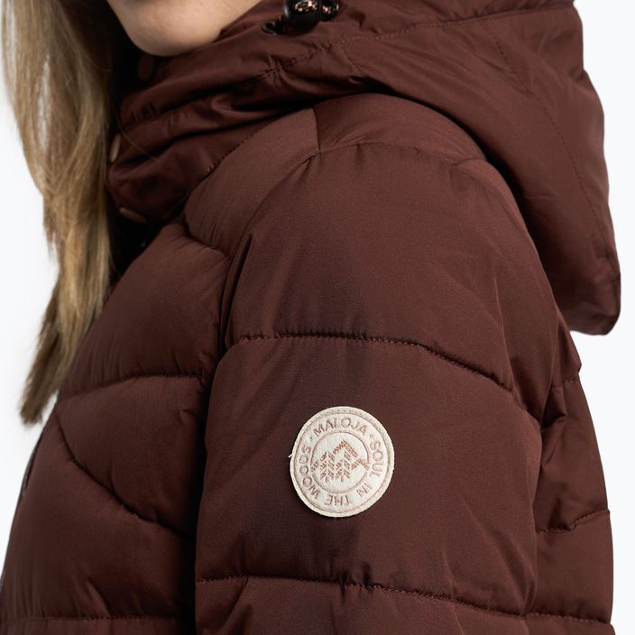 Dámsky zimný kabát Maloja W'S ZederM hnedý 32177-1-8451 8