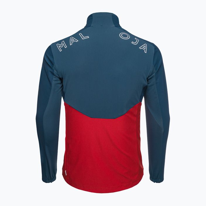 Maloja EuleM pánska softshellová bunda námornícka modrá a červená 34230-1-8686 2