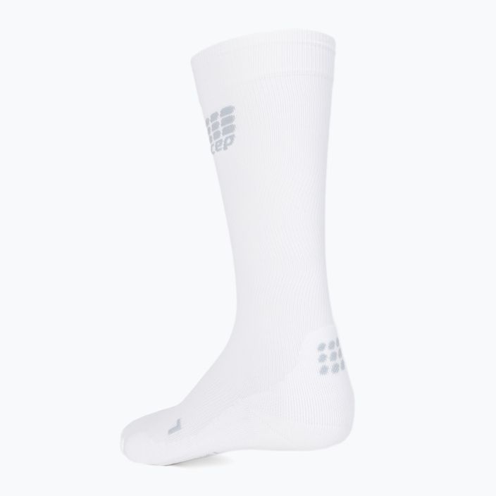 Dámske kompresné ponožky CEP Recovery white WP450R 2