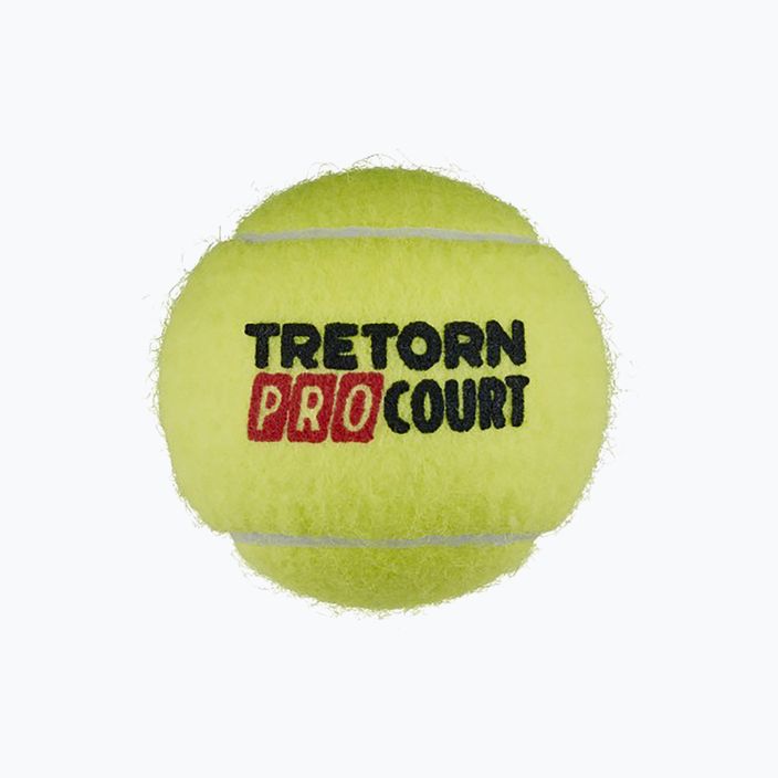 Tenisové loptičky Tretorn Pro Court 3 ks žlté 474186 2