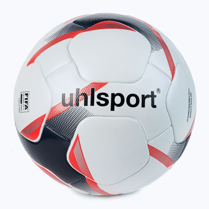 Uhlsport Revolution Thermobonded futbalová lopta biela a červená 100167701 5