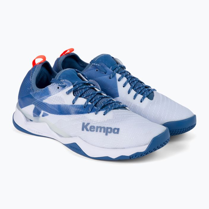 Kempa Wing Lite 2.0 pánska hádzanárska obuv biela a modrá 200852003 5