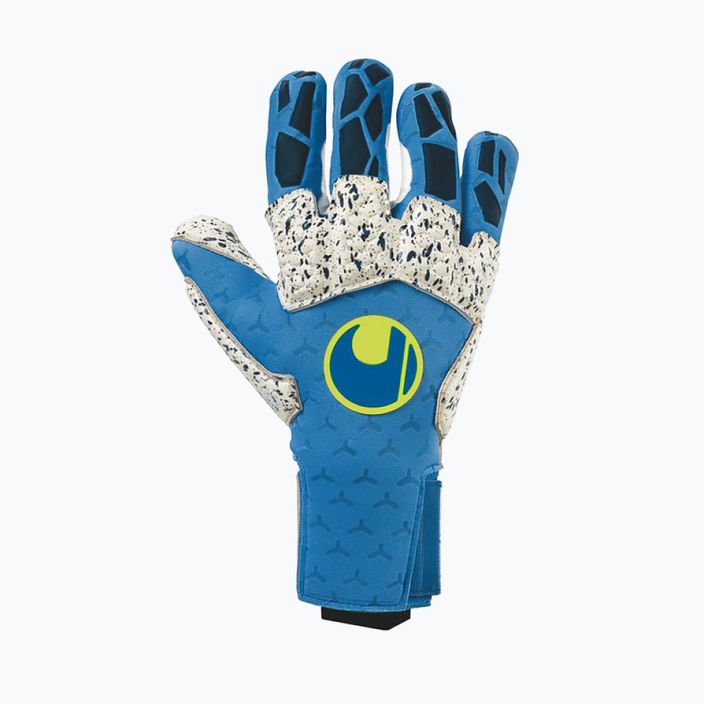Uhlsport Hyperact Supergrip+ Reflex modré brankárske rukavice 101123001 4