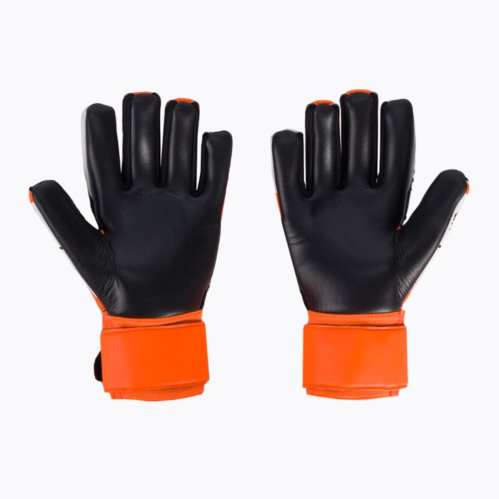 Uhlsport Super Resist+ Hn brankárske rukavice oranžovo-biele 1112731 2
