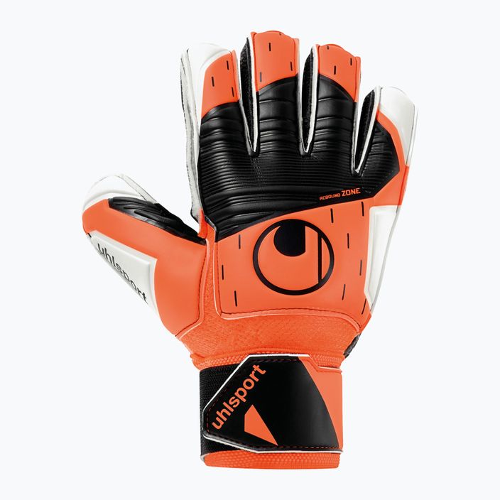 Uhlsport Soft Resist+ Flex Frame brankárske rukavice oranžovo-biele 1112741 5