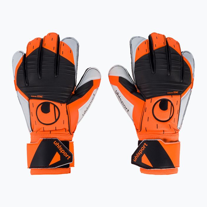 Uhlsport Soft Resist+ brankárske rukavice oranžovo-biele 1112751
