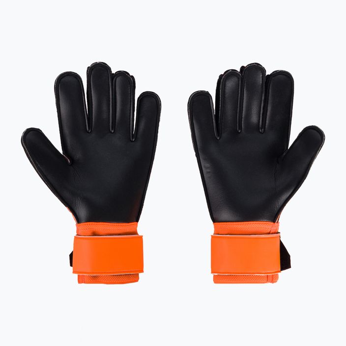 Uhlsport Soft Resist+ brankárske rukavice oranžovo-biele 1112751 2