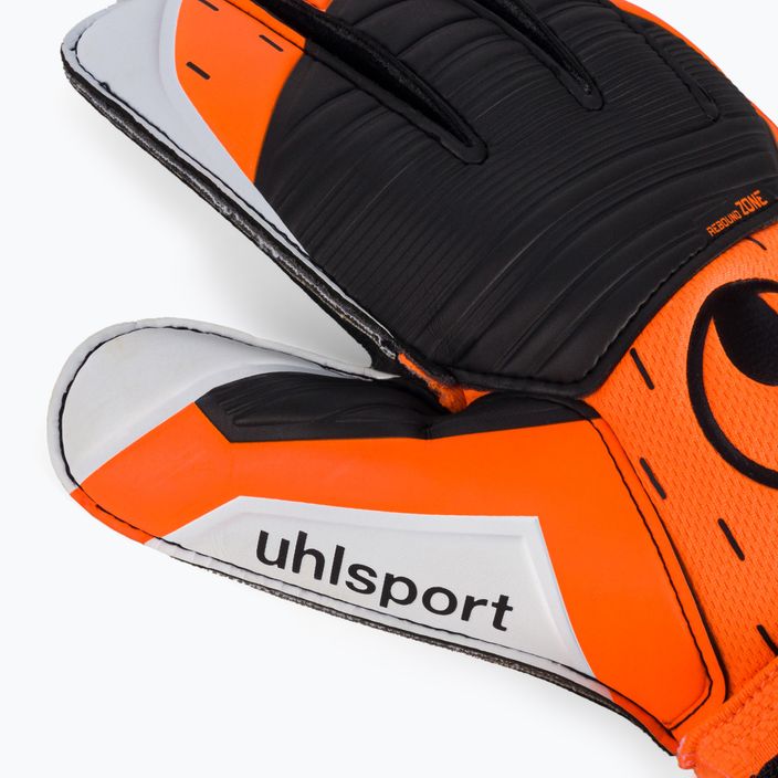 Uhlsport Soft Resist+ brankárske rukavice oranžovo-biele 1112751 3