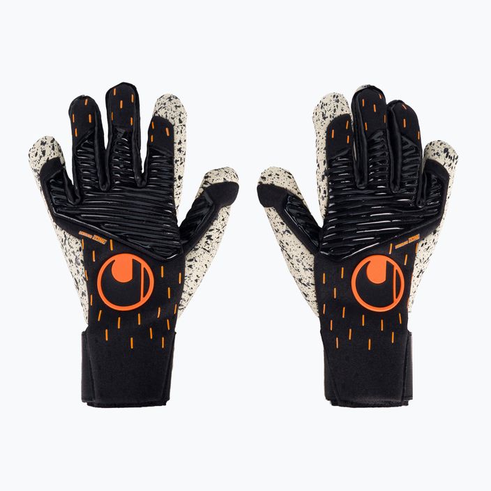 Uhlsport Speed Contact Supergrip+ nemorské rukavice čierno-biele 1112581